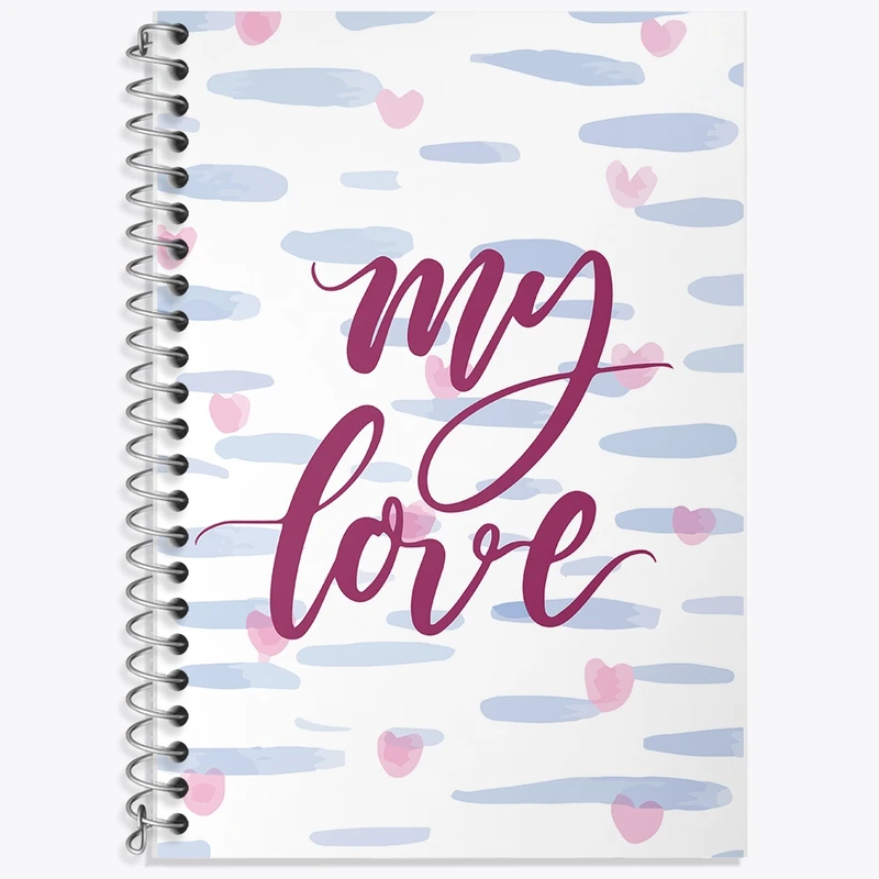 دفتر لغت 50 برگ خندالو طرح My Love کد F2319