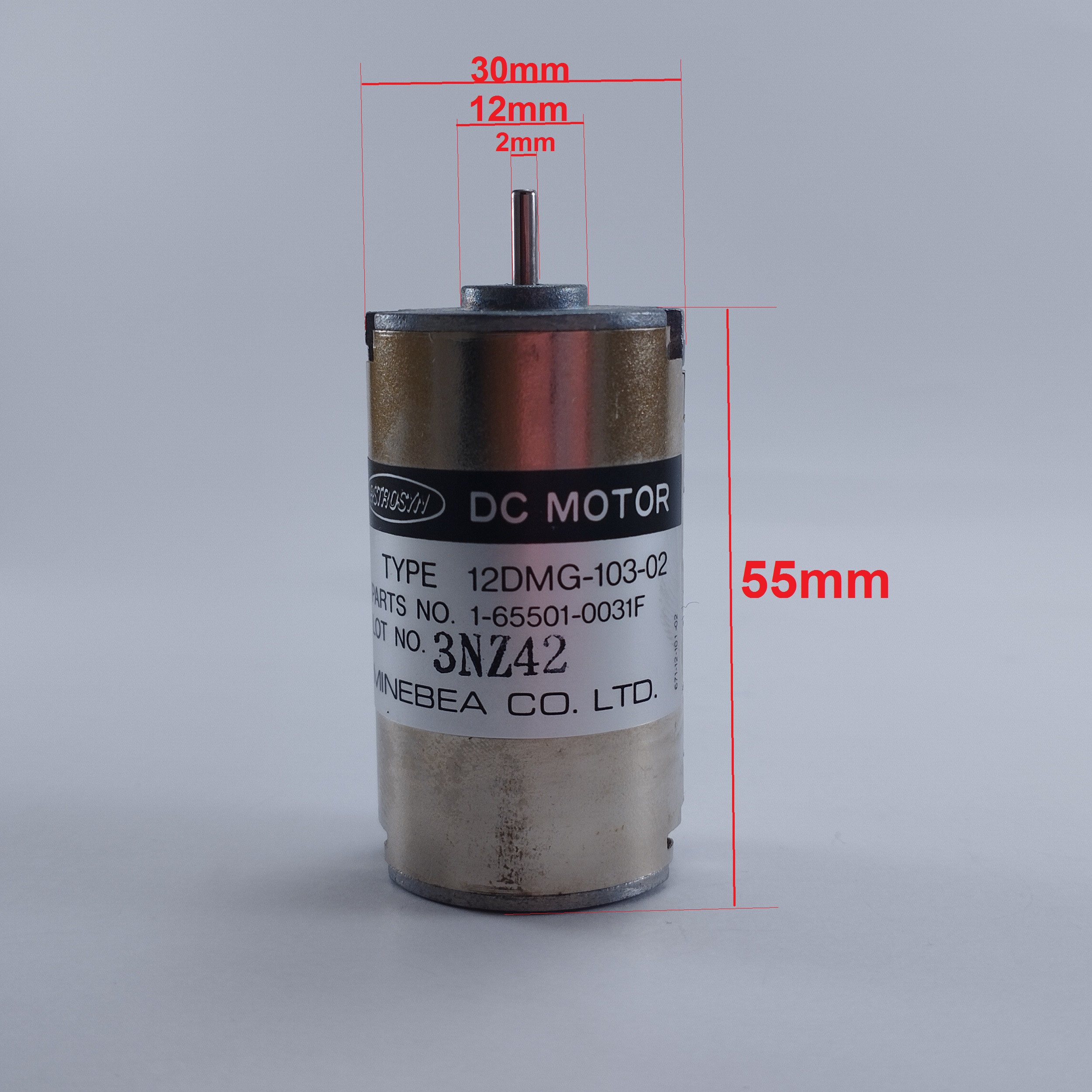موتور آرمیچر مدل ASTROSYN-12DMG-103-02-12V