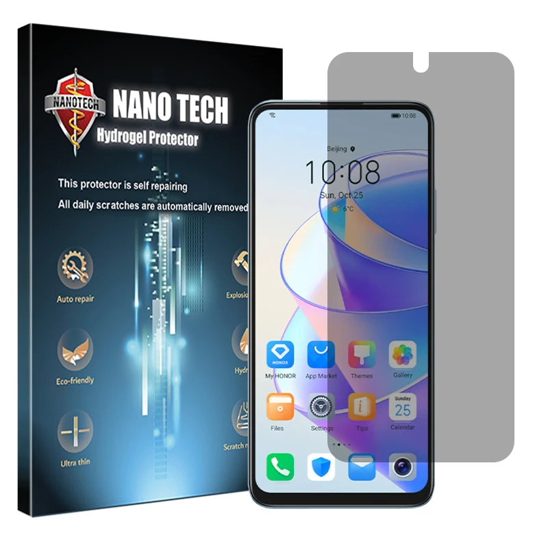 محافظ صفحه نمایش حریم شخصی نانو تک مدل Tough مناسب برای گوشی موبایل آنر X7a