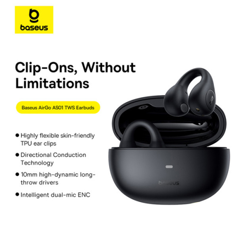 خرید هدفون بلوتوثی باسئوس مدل AirGo AS01 OPEN Ear TWS