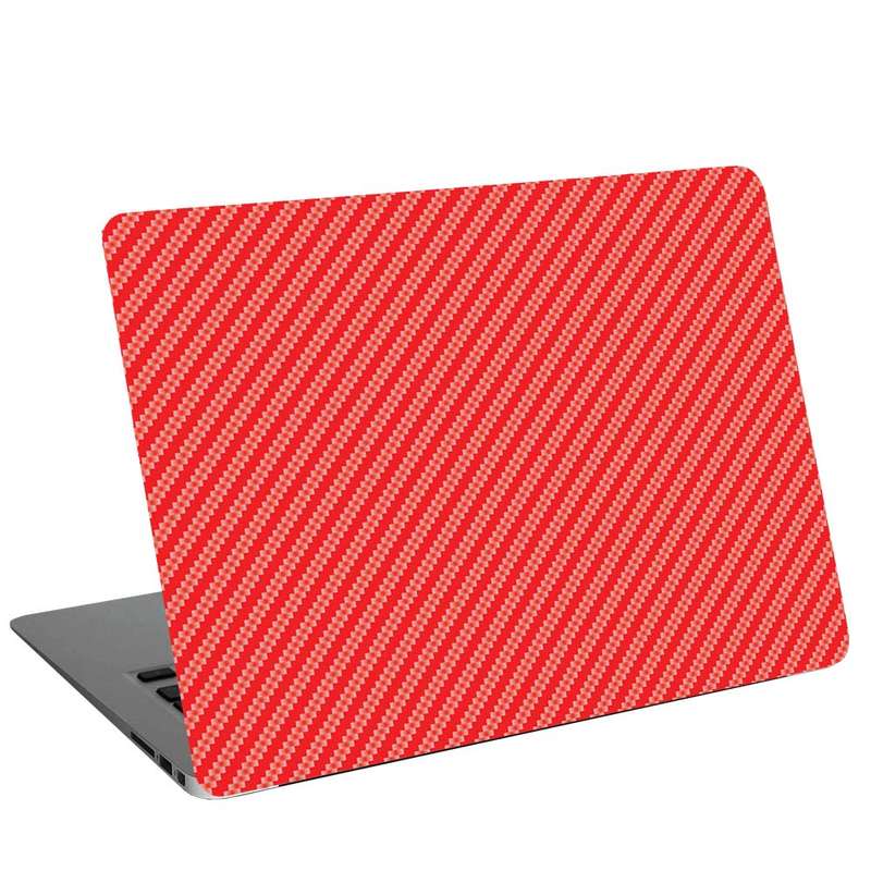 استیکر لپ تاپ طرح Red-Pink_Carbon کد G-267 مناسب برای لپ تاپ 15.6 اینچ
