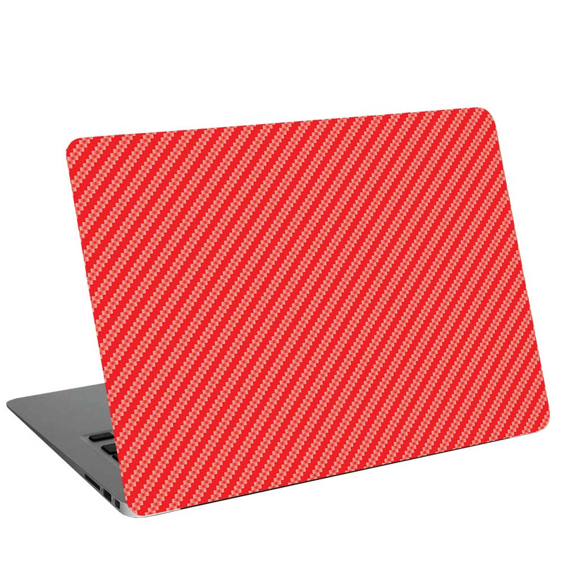 استیکر لپ تاپ طرح Red-Pink_Carbon کد G-267 مناسب برای لپ تاپ 15.6 اینچ