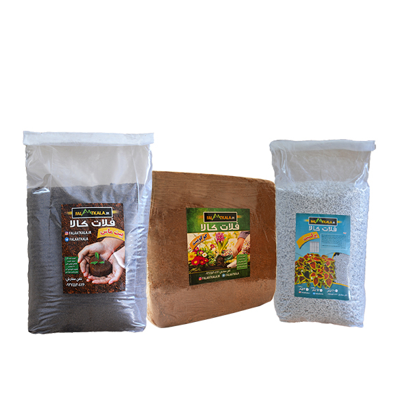  پرلیت و کوکوپیت و پیت ماس فلات کالا کد PCP3L12K وزن 12 کیلوگرم مجموعه 3 عددی