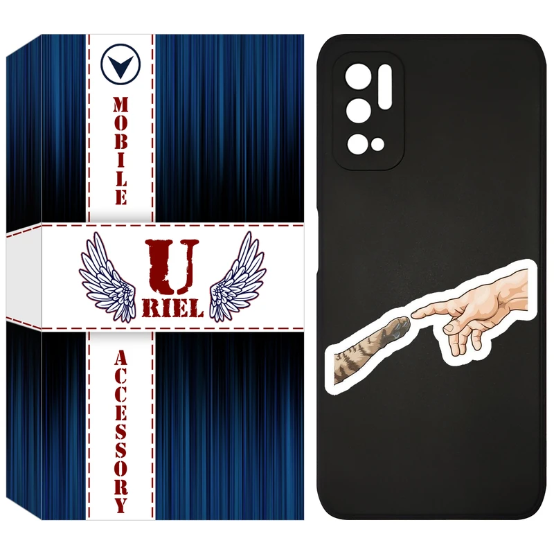 کاور یوریل مدل KSH کد 94 طرح دست گربه مناسب برای گوشی موبایل شیائومی Poco M3 Pro / Redmi Note 10 5G / Note 11 SE