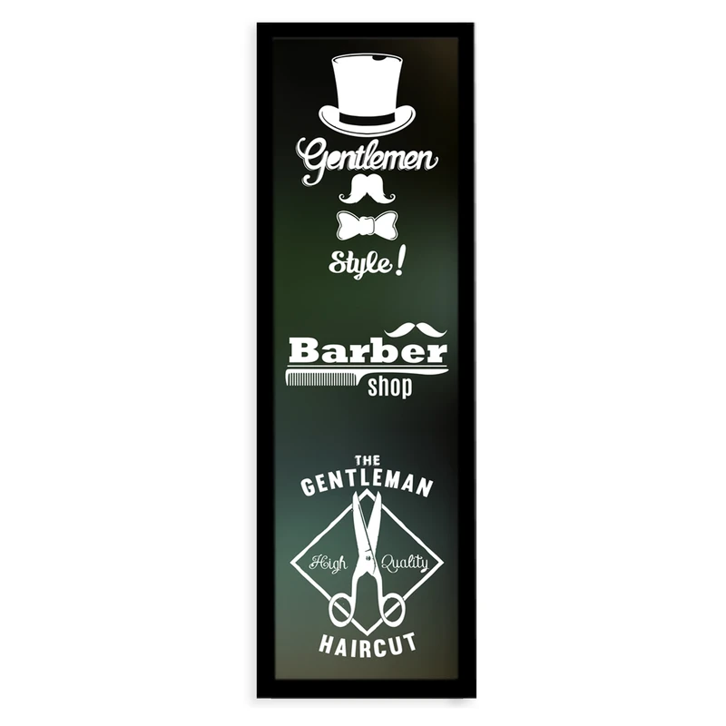 تابلو نوری بکلیت طرح آرایشگاه مردانه مدل لایت باکس B-s84