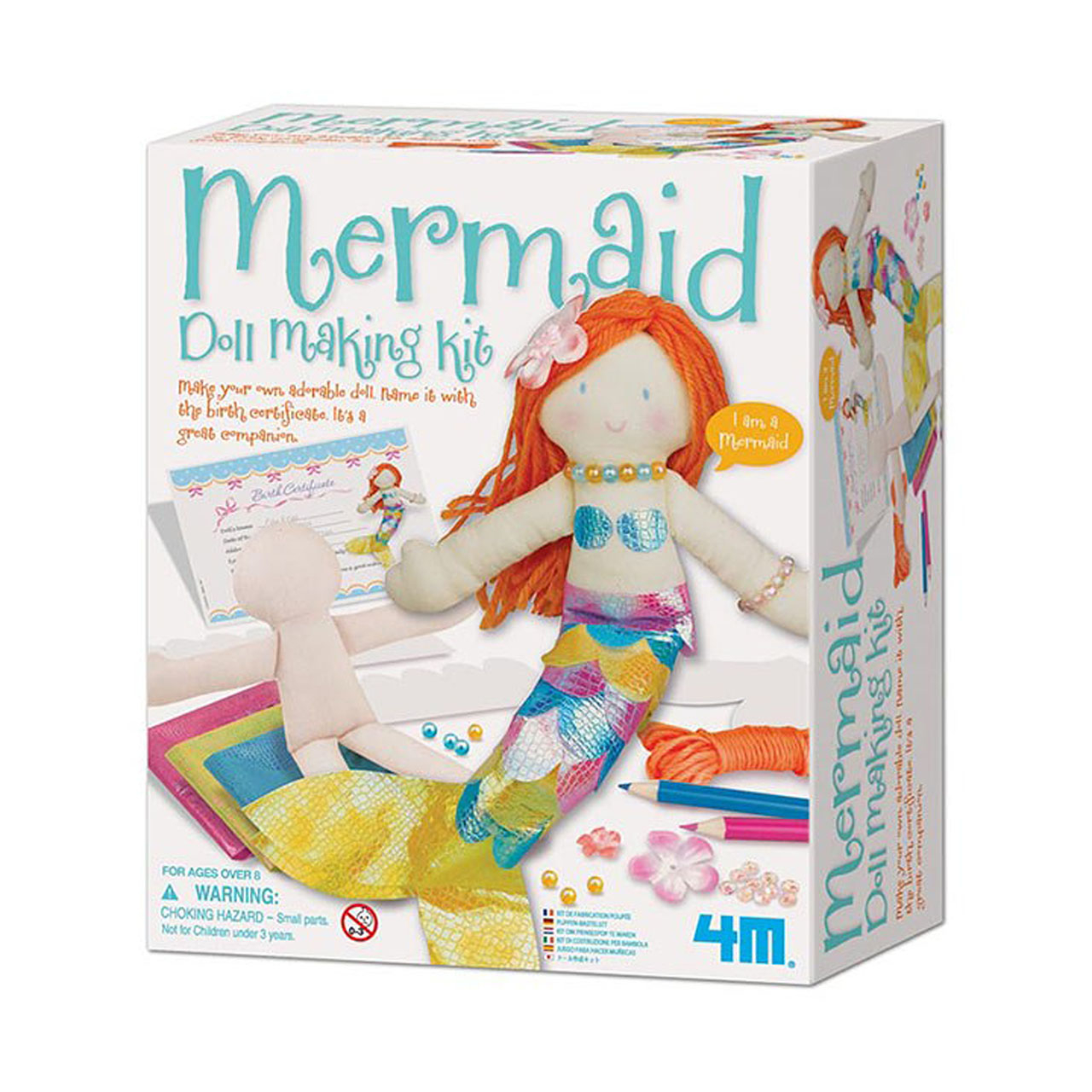کیت آموزشی 4ام مدل Mermaid Doll Making Kit 02733
