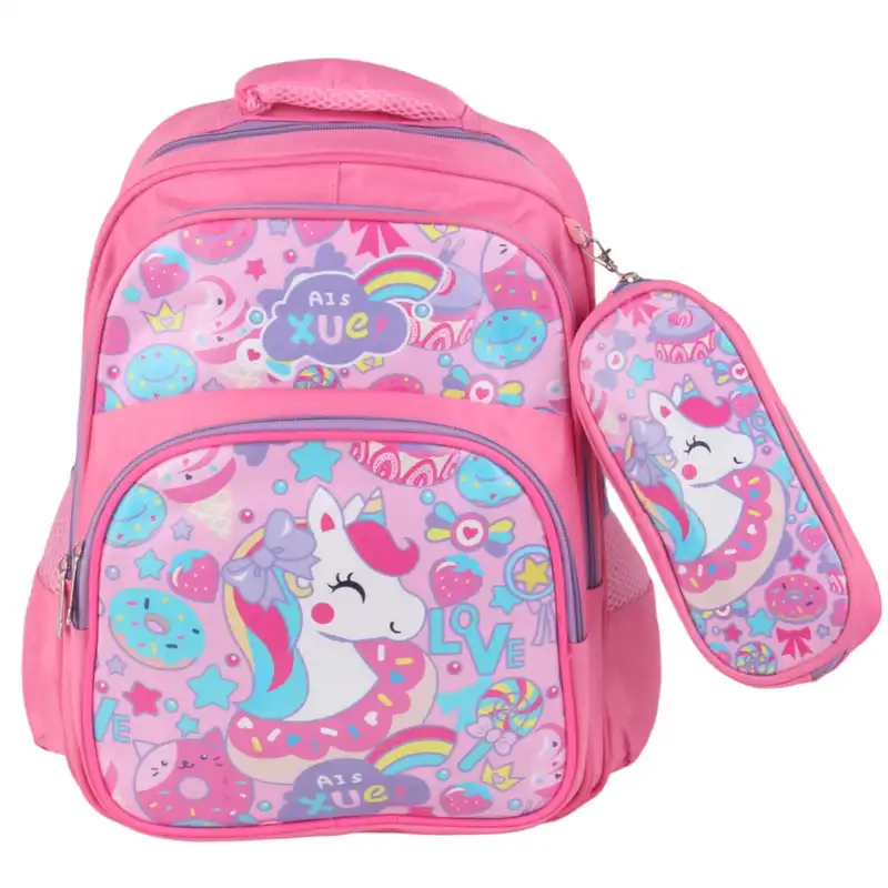 کوله پشتی طرح تک شاخ مدل 19A1 به همراه جامدادی