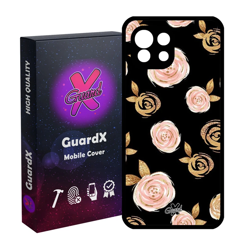 کاور گارد ایکس طرح Flower مدل Glass10105 مناسب برای گوشی موبایل شیائومی Mi 11 Lite