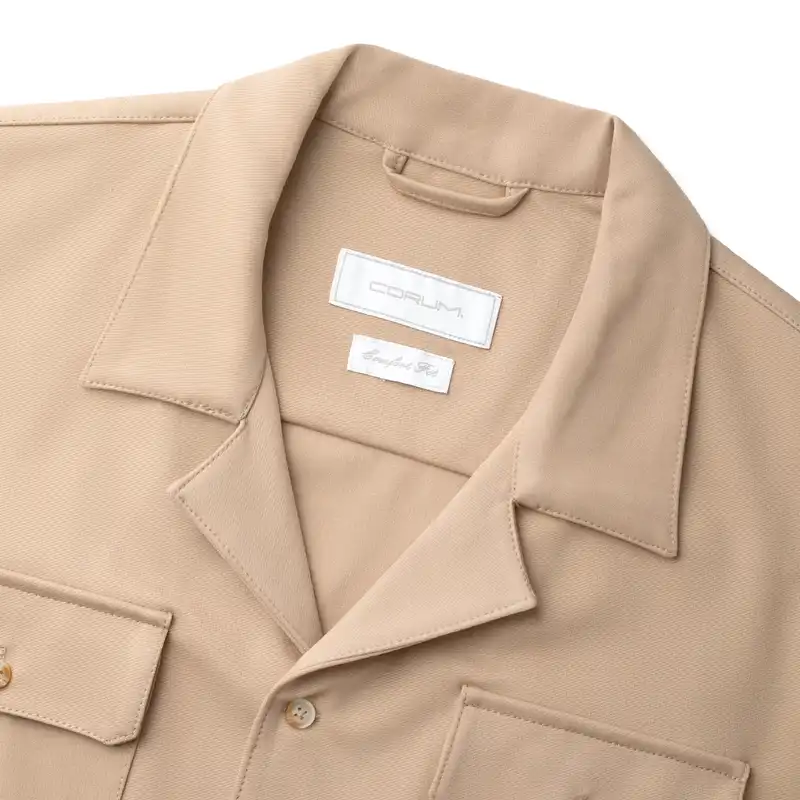 پیراهن آستین کوتاه مردانه کروم مدل دو جیب 2410162