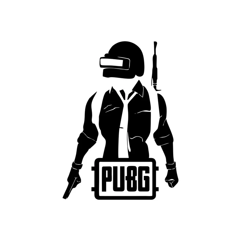 استیکر دیواری استیک مدل Pubg کد Pub1