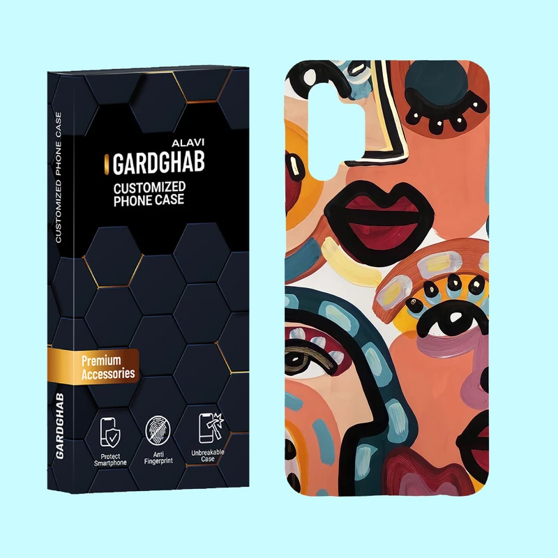 کاور گارد قاب علوی مدل هنری مناسب برای گوشی موبایل سامسونگ Galaxy A32 5G / M32 5G