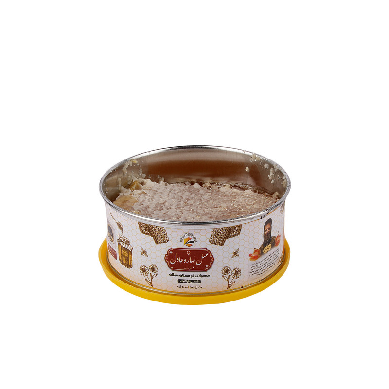 عسل طبیعی موم‌دار - 500 گرم