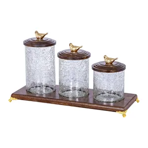 جا ادویه 3 پارچه مدل گنجشک 