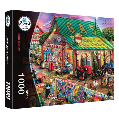 پازل 1000 تکه رونیز مدل بازار عتیقه کد 07792