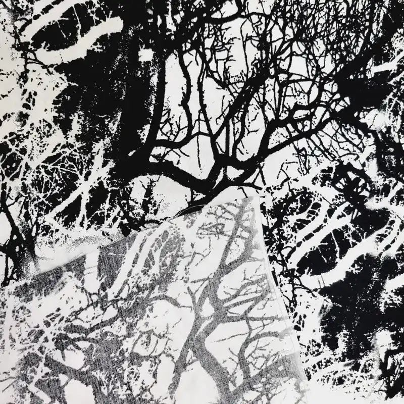 پارچه لباس مدل کودری نخی طرح شاخه