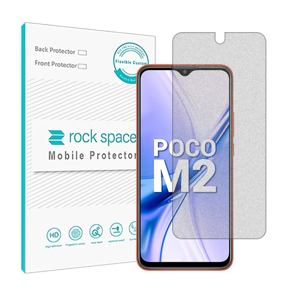 محافظ صفحه نمایش مات راک اسپیس مدل HyMTT مناسب برای گوشی موبایل شیائومی Poco M2