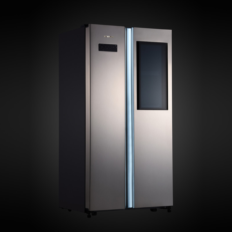 یخچال و فریزر ساید بای ساید 32 فوت استیلون مدل INVERNO