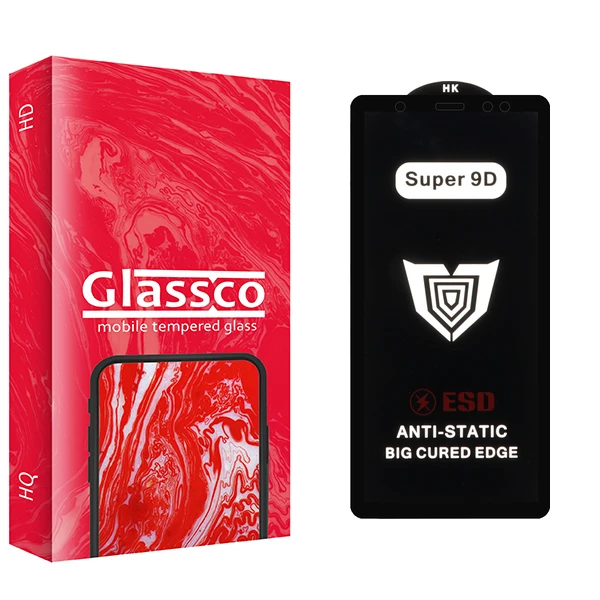 محافظ صفحه نمایش گلس کو مدل Super 9D CGo1 مناسب برای گوشی موبایل سامسونگ Galaxy A6 / J6 / A8