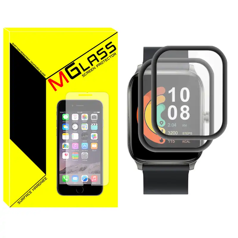 محافظ صفحه نمایش نانو ام گلس مدل NMG مناسب برای ساعت هوشمند شیائومی Redmi Watch 2 Lite بسته دو عددی