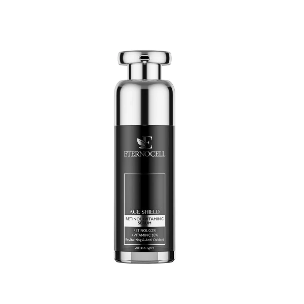 سرم ضد چروک اترنوسل مدل retinol مناسب پوست های دارای چروک حجم 30 میلی‌لیتر