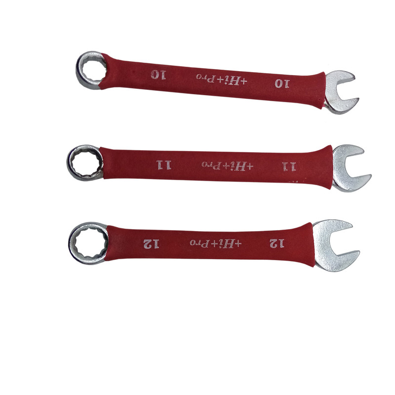 آچار یکسر تخت و یکسر رینگی اچ ای پرو مدل DFC1345TY مجموعه 12 عددی