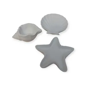 ظرف سرو طرح دریایی مجموعه 3 عددی