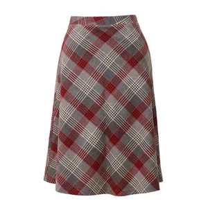 دامن زنانه درس ایگو کد 1030009 رنگ طوسی