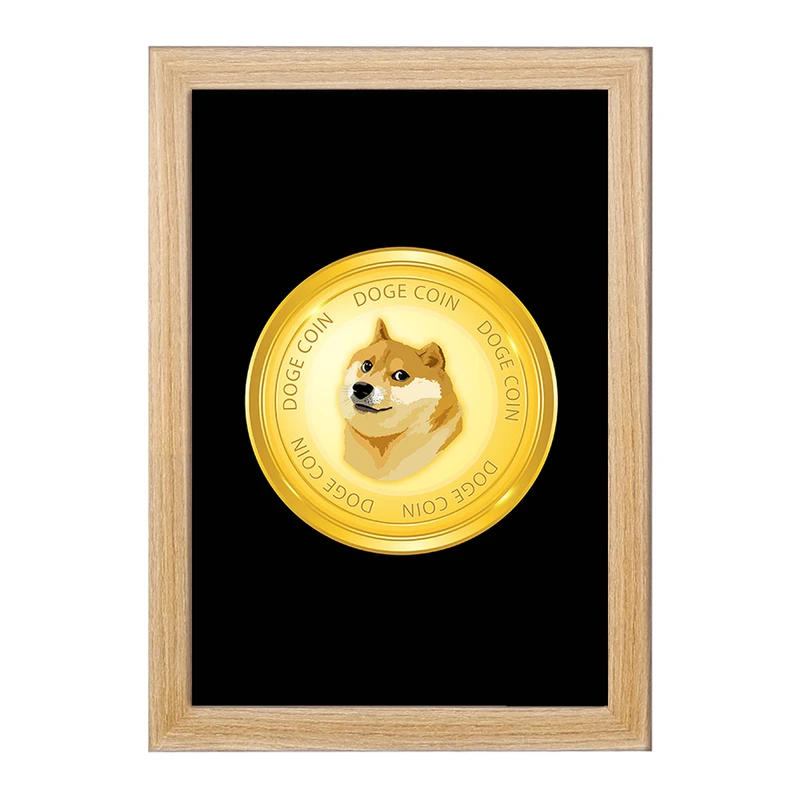 تابلو خندالو مدل ارز دیجیتال دوج کوین  کد 10910