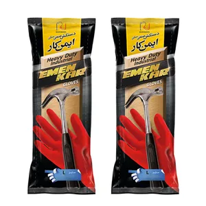 دستکش صنعتی گیلان مدل Heavy Duty کد L12 مجموعه دو عددی