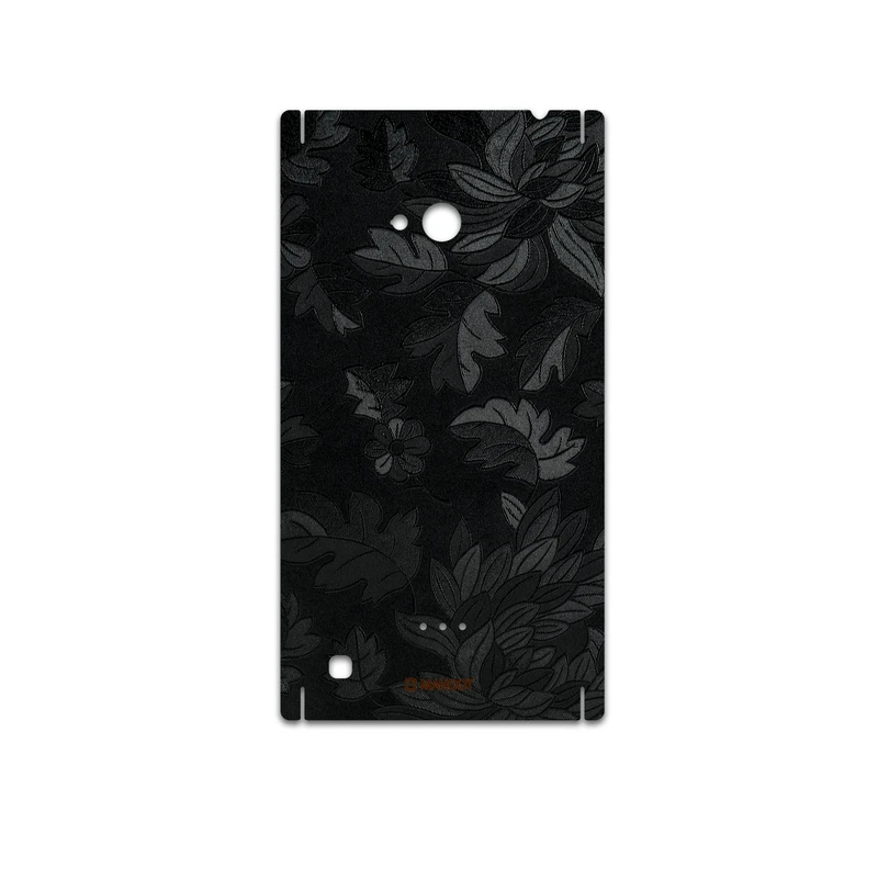 برچسب پوششی ماهوت مدل Black-Wildflower مناسب برای گوشی موبایل نوکیا Lumia 720