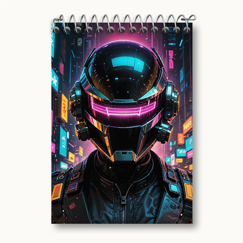 دفتر یادداشت 50 برگ خندالو طرح ربات کد N1989