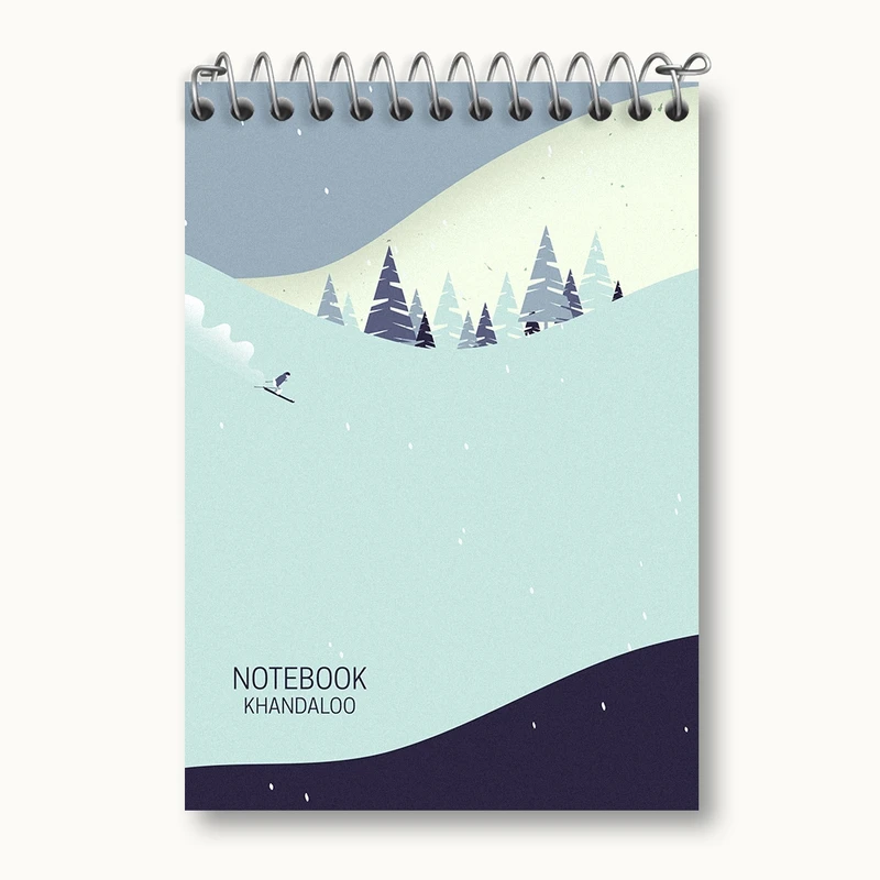 دفتر یادداشت 50 برگ خندالو مدل اسکی کد N797