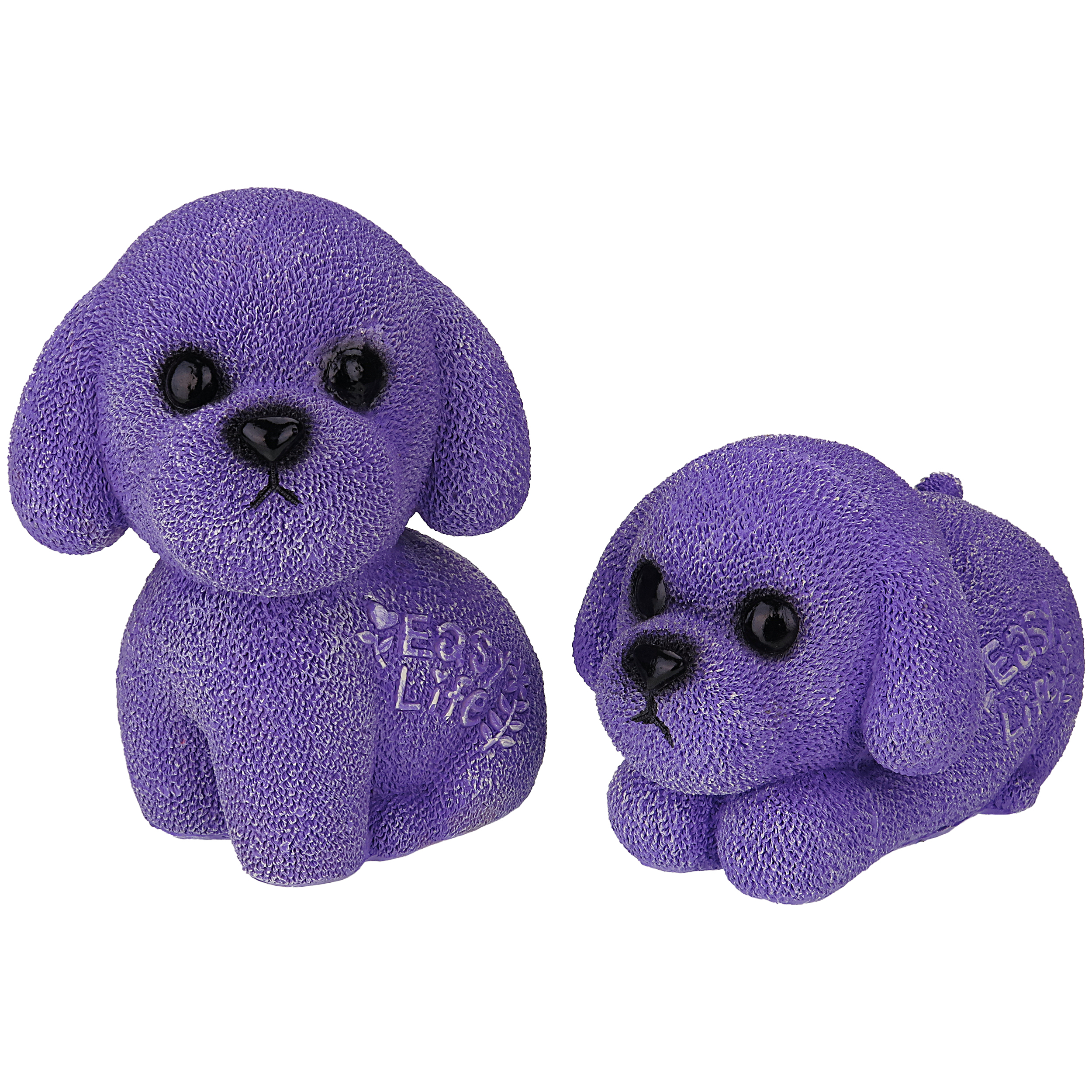 مجسمه مدل NZ049PU طرح سگ مجموعه دوعددی