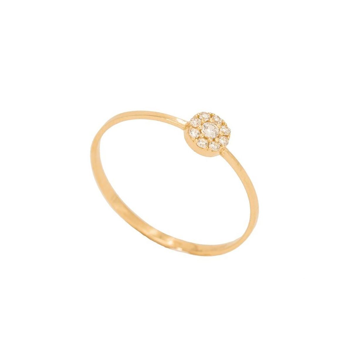 انگشتر طلا 18 عیار زنانه مدل فلاور P0027 - - 2