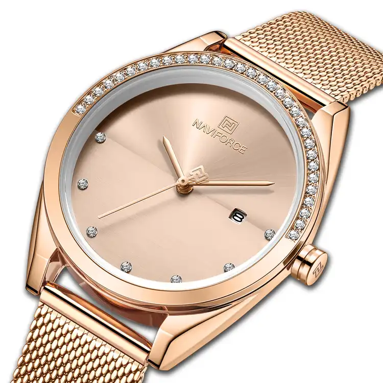 ساعت مچی عقربه ای زنانه نیوی فورس مدل NF5015L - RZ