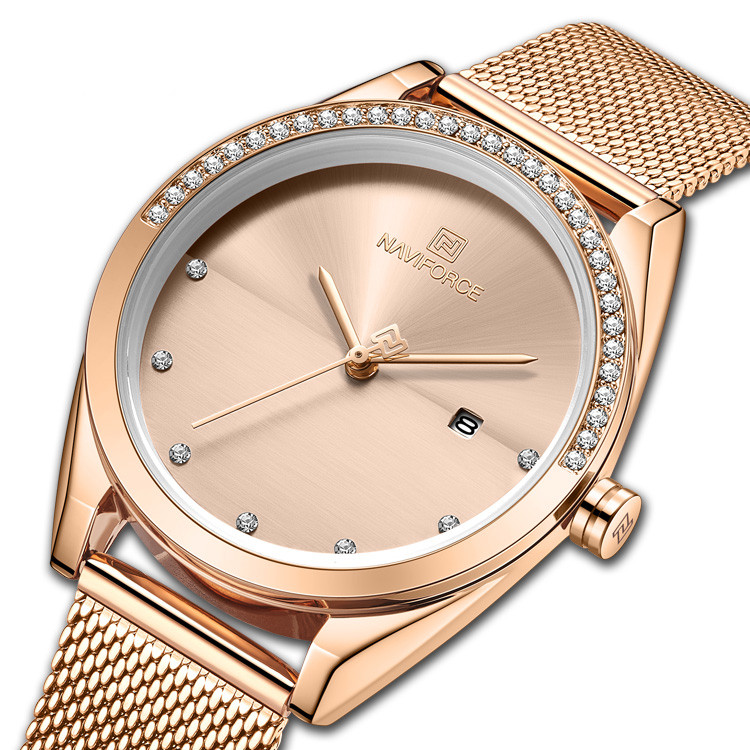 ساعت مچی عقربه ای زنانه نیوی فورس مدل NF5015L - RZ