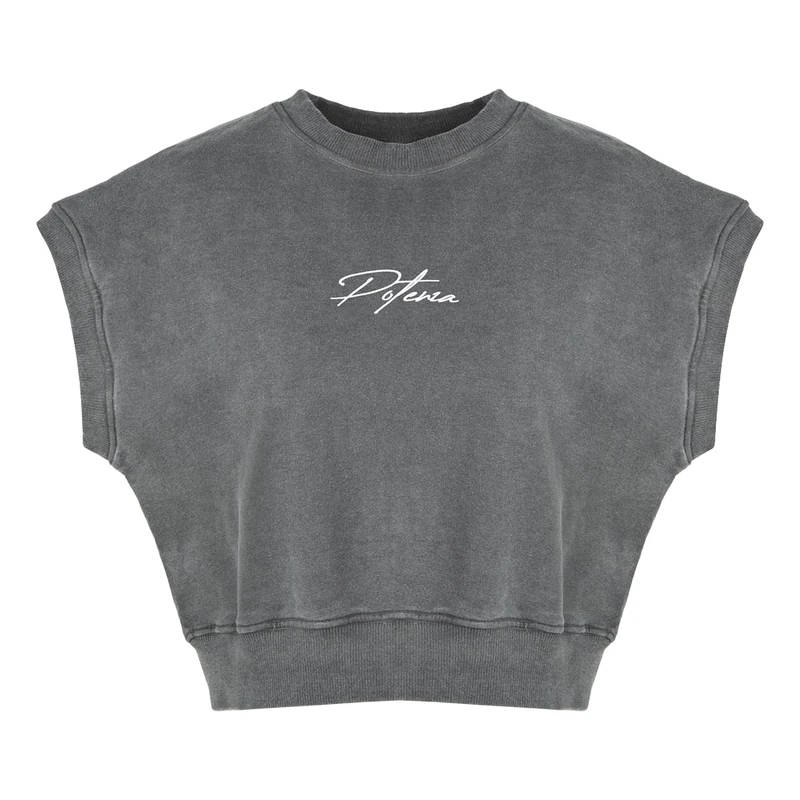 کراپ‌ تی‌شرت آستین کوتاه زنانه پوتنزا مدل 92431010227