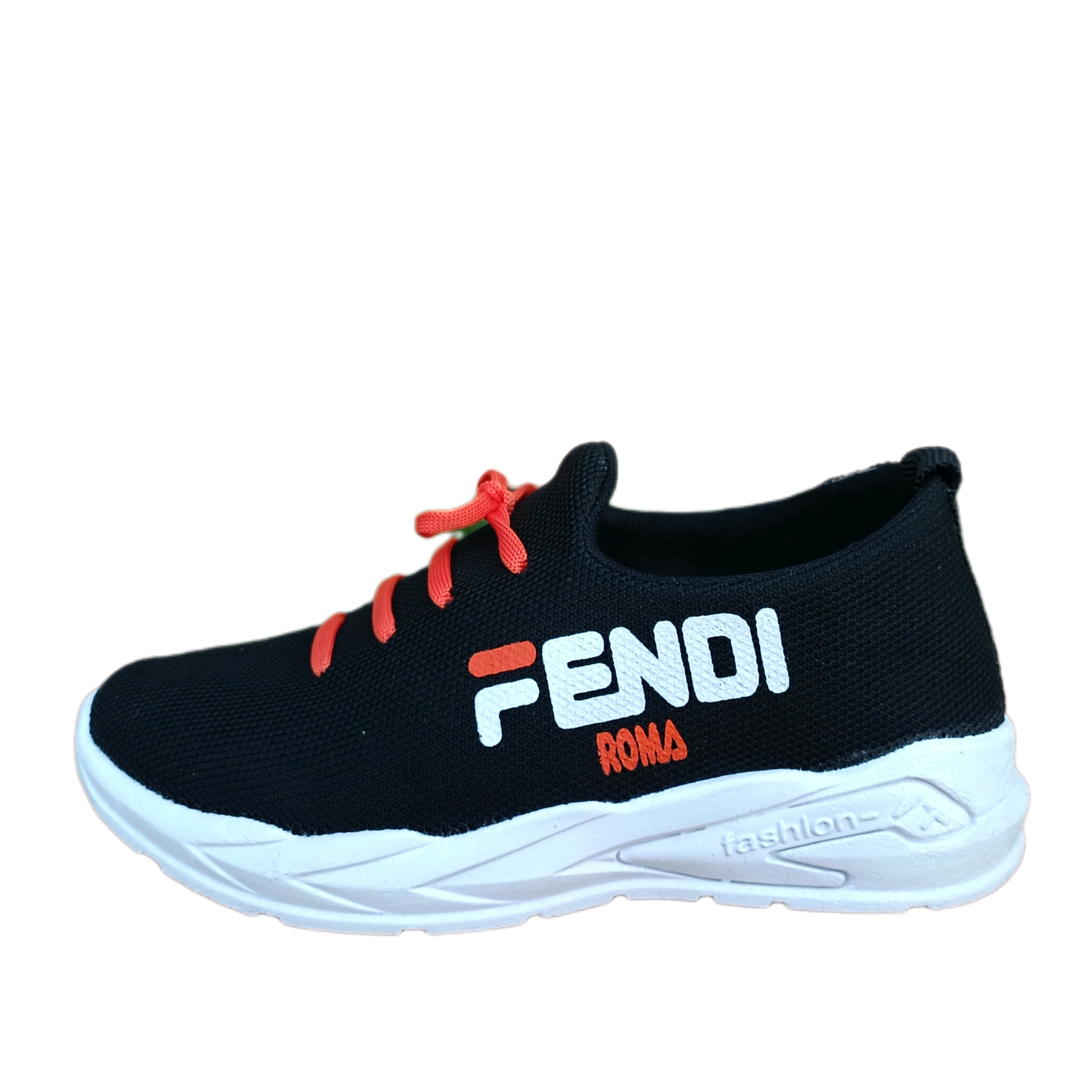 کفش راحتی  مدل جورابی کد T.j رنگ نارنجی