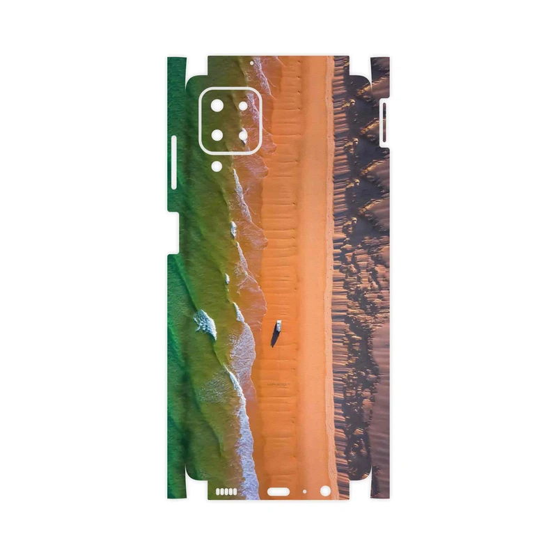 برچسب پوششی ماهوت مدل Beach and Green Sea-FullSkin مناسب برای گوشی موبایل سامسونگ Galaxy M12
