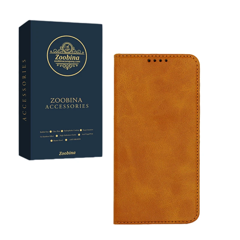 کیف کلاسوری زوبینا مدل Dark Binder مناسب برای گوشی موبایل شیائومی Redmi Note 8 Pro