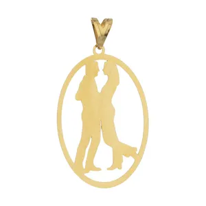 آویز گردنبند طلا 18 عیار زنانه الن نار مدل ELN1654