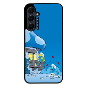 AKAM AMC-WSGA55-SMURFS-4 Cover For Samsung Galaxy A55