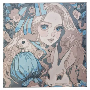 بازی آموزشی مدل نقاشی آبرنگی طرح دختر