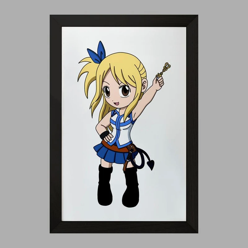 تابلو خندالو مدل لوسی انیمه فری تیل Fairy Tail  کد 16512