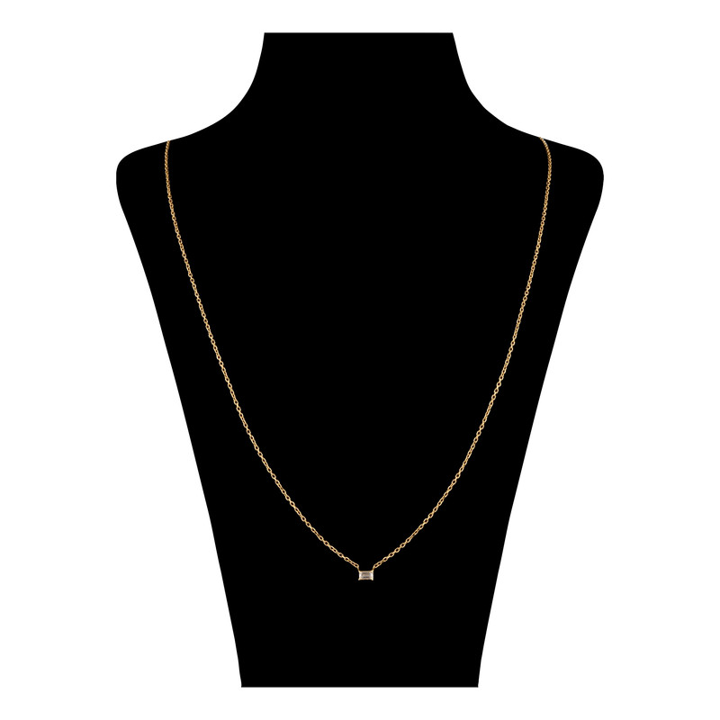 گردنبند طلا 18 عیار زنانه درگونه مدل 13019629