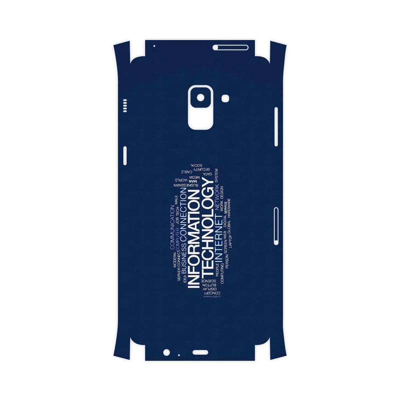 برچسب پوششی ماهوت مدل IT Science-FullSkin مناسب برای گوشی موبایل سامسونگ Galaxy A8 Plus 2018