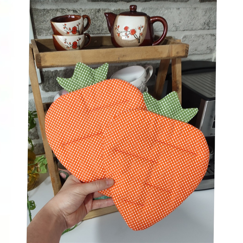 دستگیره آشپزخانه طرح هویج کد Sis02 بسته دو عددی