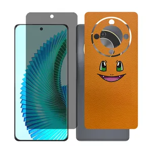 Glass together model privacy screen protector suitable for Honor X9b mobile phone with back cover sticker