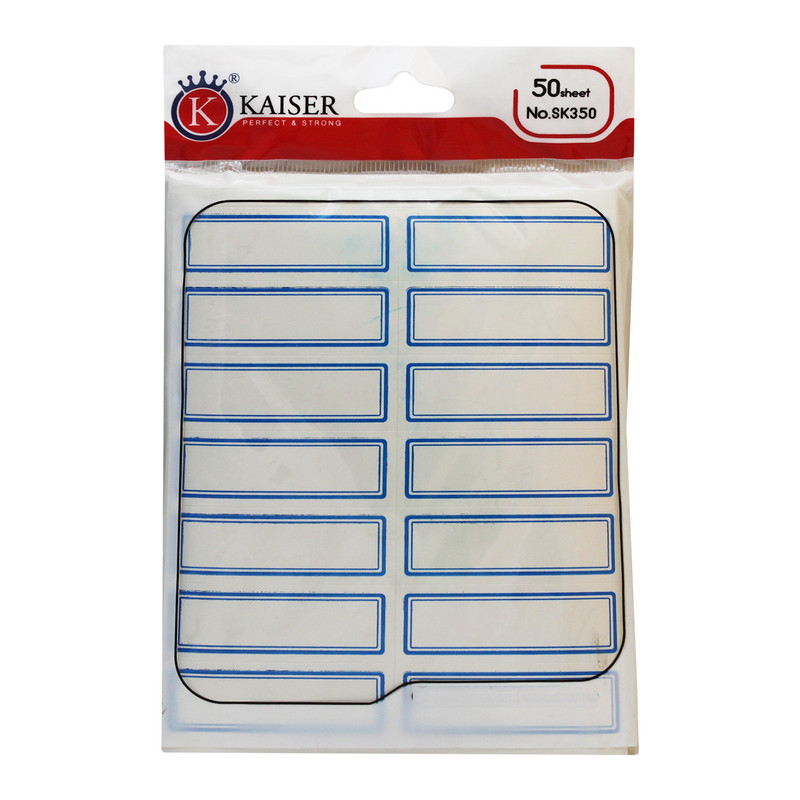 برچسب کایزر مدل SK350 کد 2 بسته 50 عددی