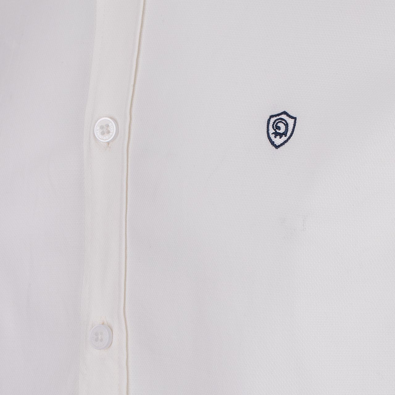 پیراهن آستین بلند مردانه بادی اسپینر مدل 1255 کد 1 رنگ سفید -  - 4